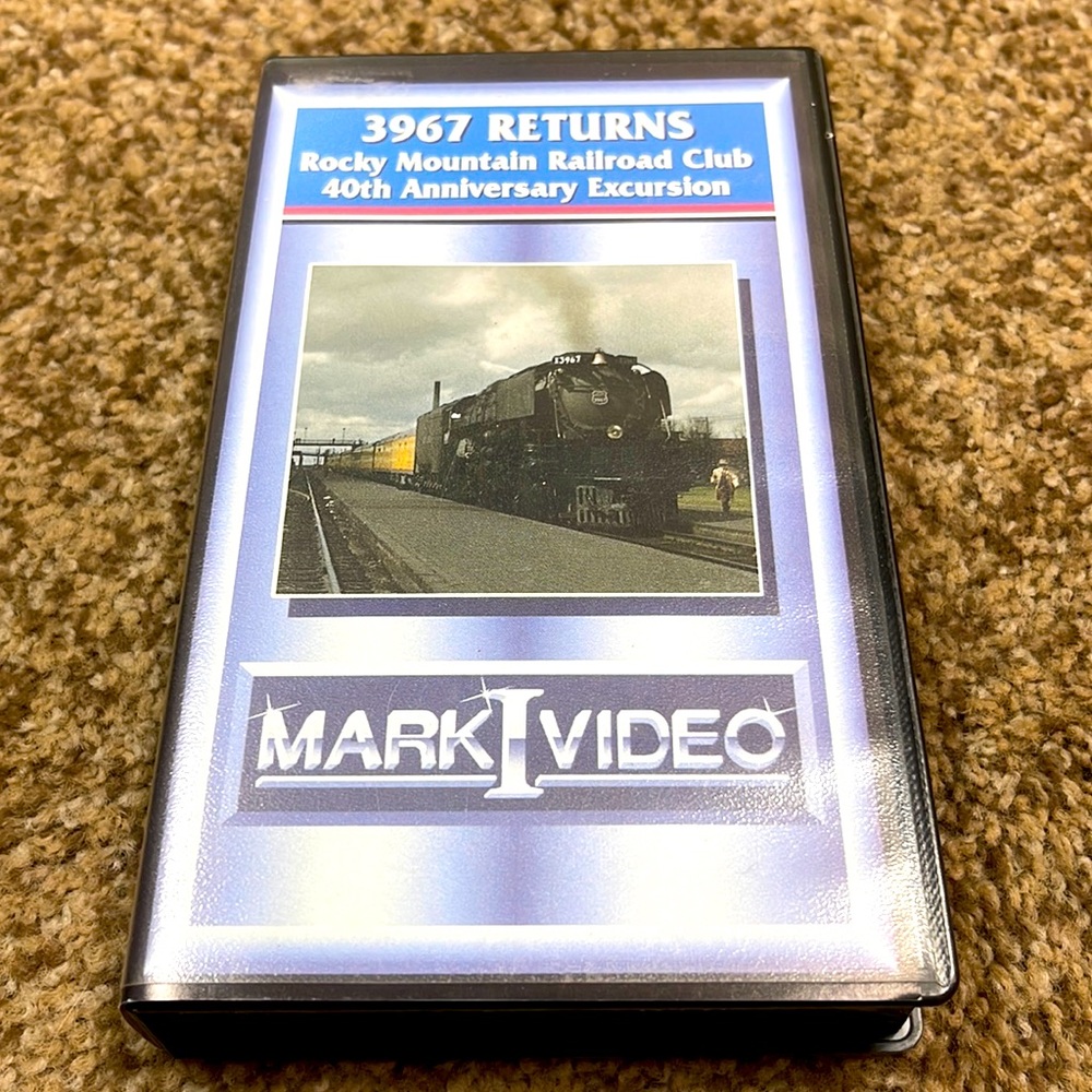 3967 Returns Rocky Mountain Railroad club vhs video
